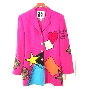 IBE silk size 6 designer jacket